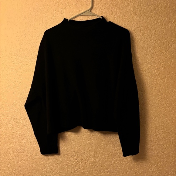 Anthropologie Alani Cashmere Mock-Neck Sweater by Pilcro - Picture 6 of 6
